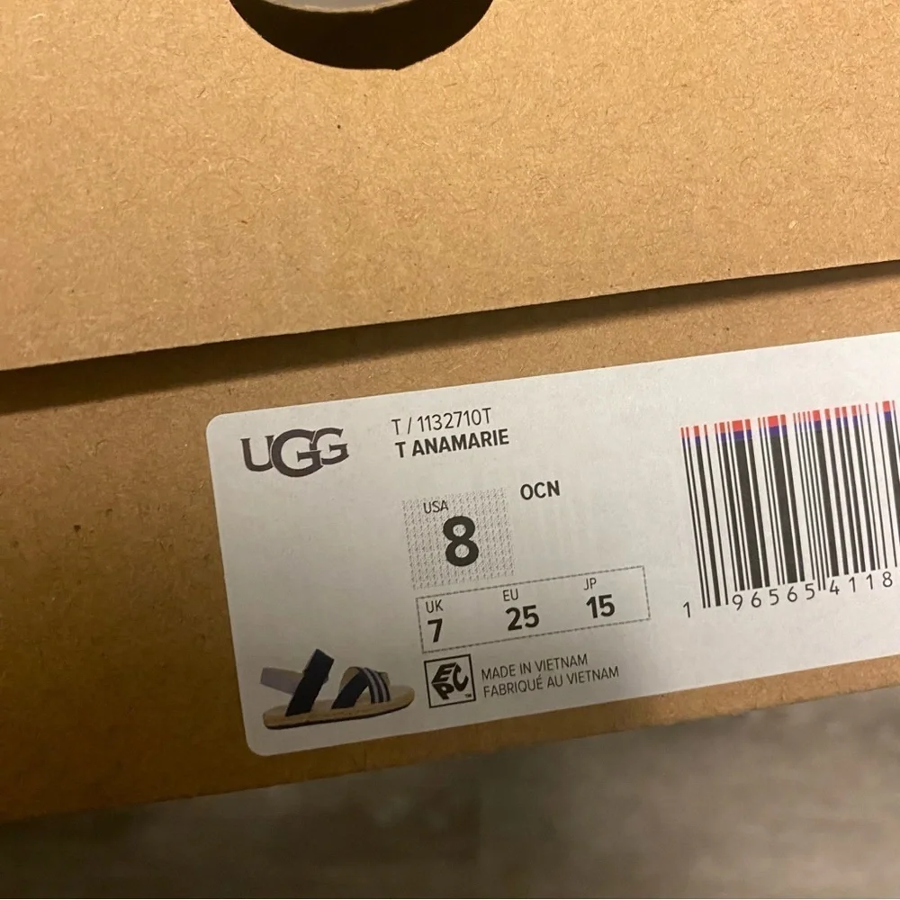 UGG | T Anamarie Sandals For Toddlers In Ocean Blue Size 8 NEW